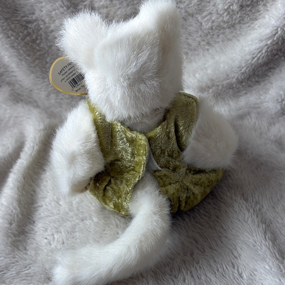 TY Attic Treasures Katrina Cat Plush 8” 🕰️ Feline Fine | Green Velvet Outfit| - Picture 4 of 7